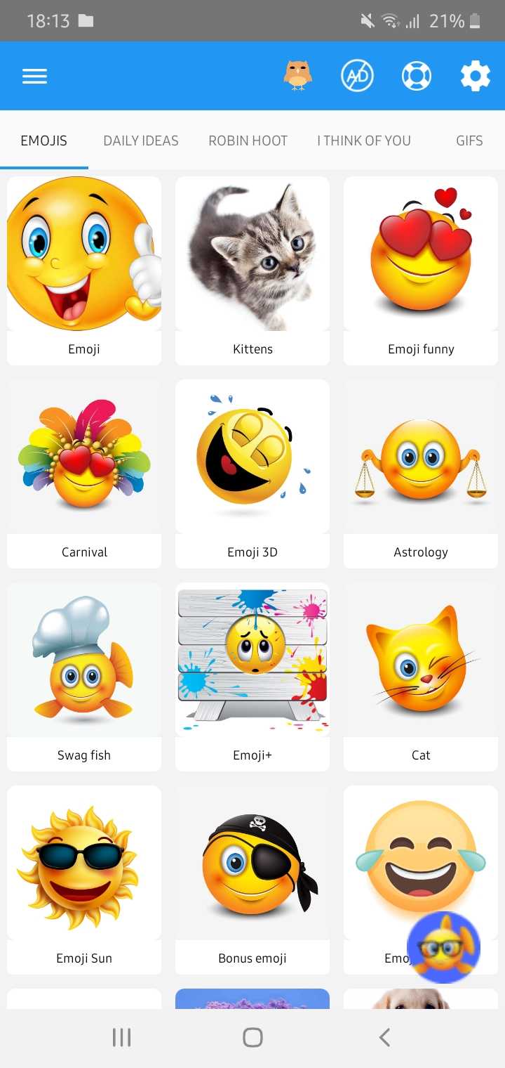 Elite Emoji Android emoji screenshot