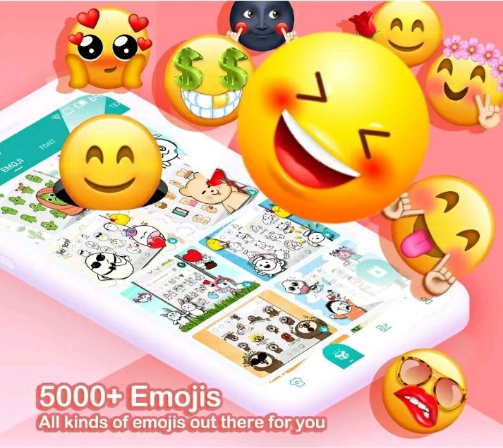Over 5000 emojis from Kicka android app